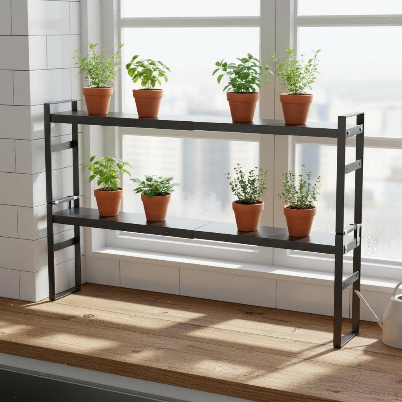 Stretchableable Windowsill Storage areaSaving Organizer Adjustable