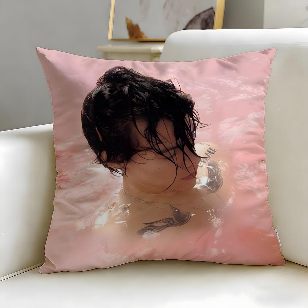 Federa Cuscino Artista Musicale Harry Styles Morbida e Facile da Lavare – Versatile Per Divano, Letto, Viaggio E Ufficio