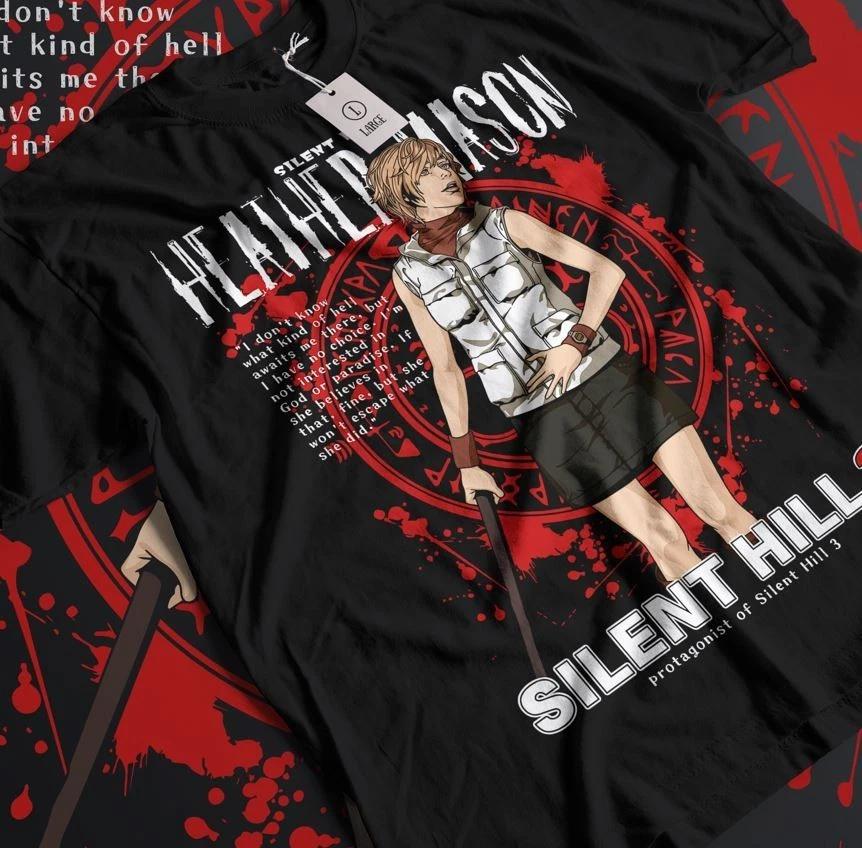 Футболка Silent Hill Футболка Resident Evil Футболка по игре Silent Hill Красная одежда Футболка в подарок S