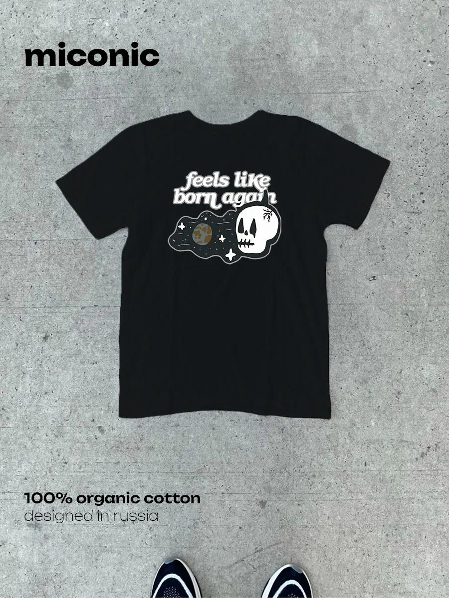Y2K grunge printed T-shirt L