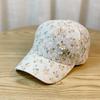 Travel Gathering Lace Hat with Lace Floral Outdoor Sports Sunproof Baseball Hat Girl Adjust Head Size Fishing Hiking Hat
