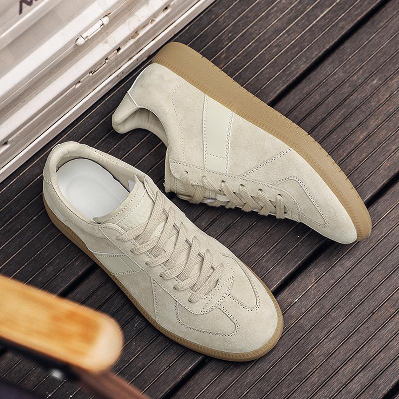 Fashion Suede Leather Casual Shoe Non-Slip Comfy Mens Sneakers Walking Designer Male Tenis Masculino Versatile Leisure Walk Man Footwear