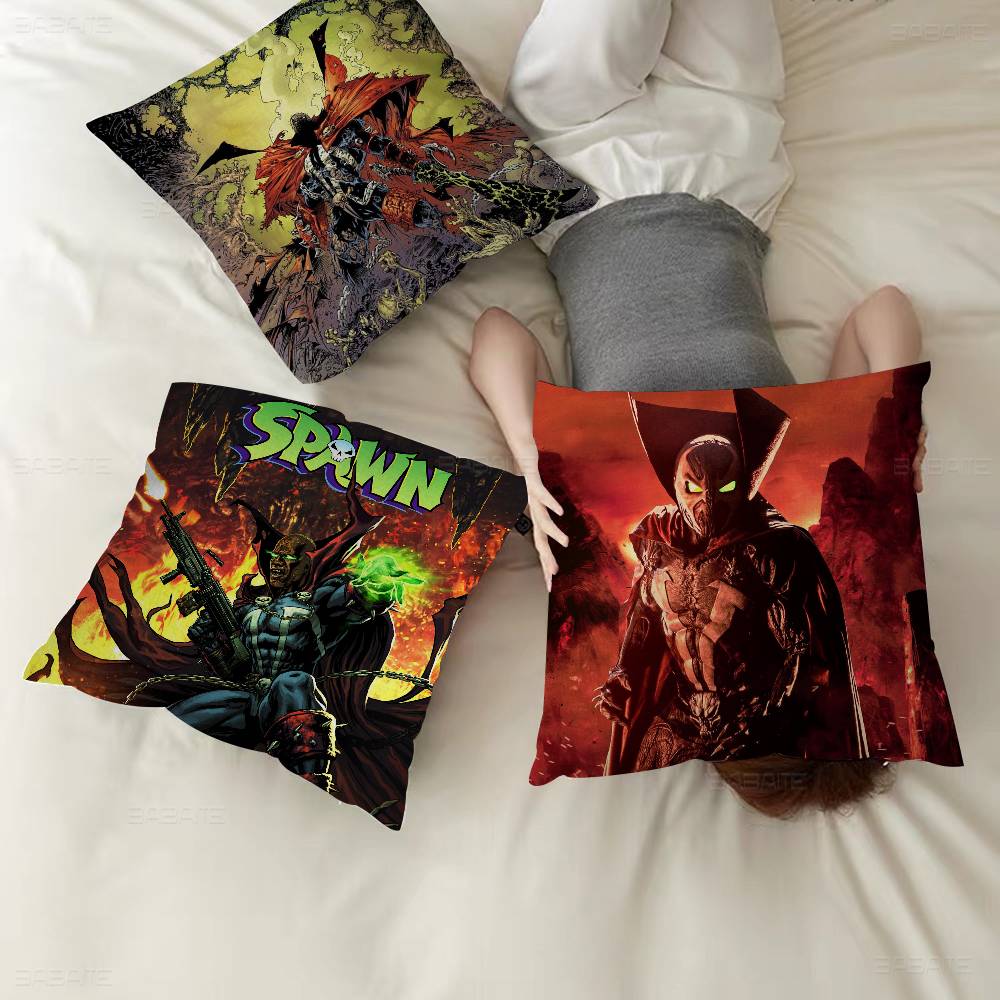 Supernatural Horror Film S-Spawn Cushion Cover Pillow Cover Decor Pillowcase Printed Cushion Case For Couch