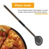 FRGMNT Metal Pizza Turning Peel, Oversized, Professional, Long-Round Pizza Tool with Aluminum Adjustable Pastry and Removable Handle