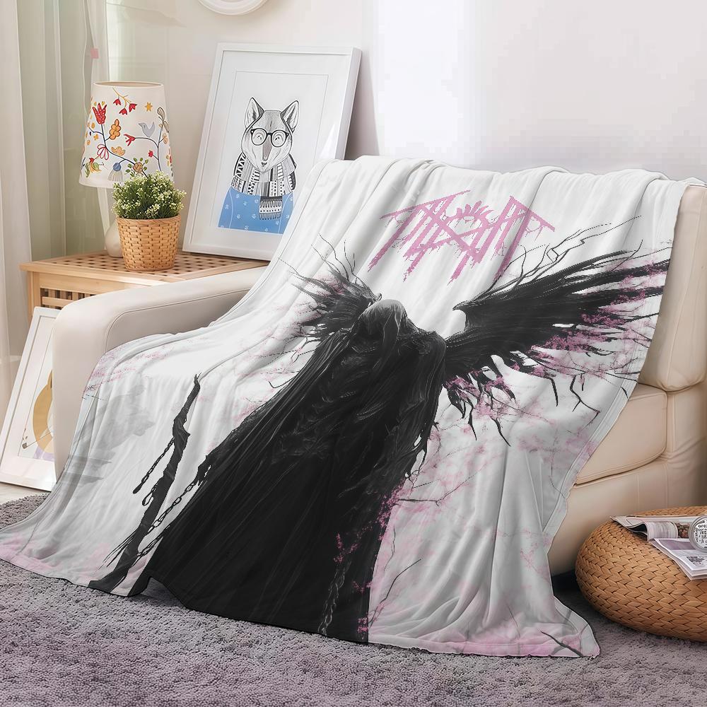 

Band S-Sleep T-Tokens Blanket Warm And Soft Suitable For Bedroom Living Room Sofa Bed Office Travel Camping 40x50in