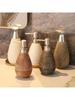 Creative Retro Style Ceramic Push-Type Soap Dispenser With Pump,  Hand Soap Bottle, Suitable For Bathrooms Kitchens And Toilets