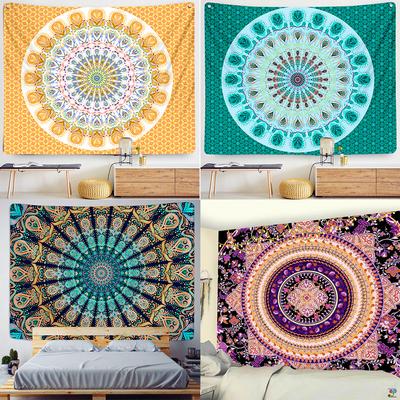 Mandala Lace Tapestry Wall Decor Living Room Tapestry Wall Beach Towel Thin Blanket Travel Mat