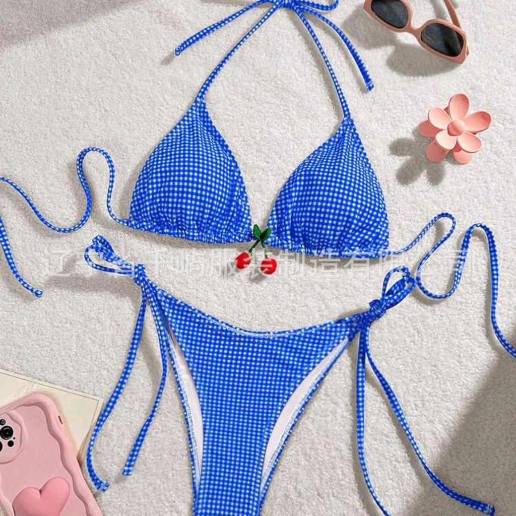 2024 Mašličkové Ins Bikini: Sexy plavky na plážovou dovolenou