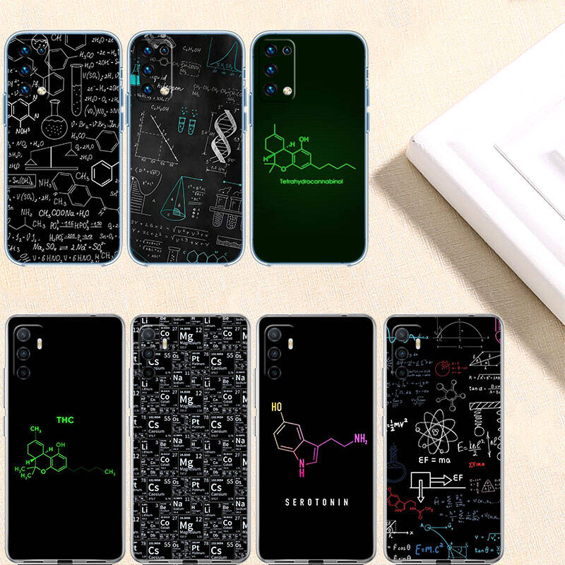 MH32 Chemical Maths Formula Case for Motorola E7 G6 G7 G8 G9 Plus Power Play G10 G20 G04 E30 E40 E22 E20 E13 E15 G22 G23 G05 G75 G35 G55