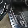 Leather Car Door Sill Plate Protector Stickers Threshold Side Anti Scratch Tape Protection for Toyota GR Car Accessorie