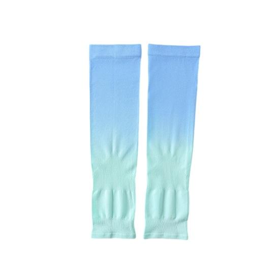 

1 пара нарукавников с защитой от ультрафиолета, эластичные дышащие нарукавники градиентного цвета, охлаждающие нарукавники для занятий спортом на открытом воздухе, вождения, велоспорта