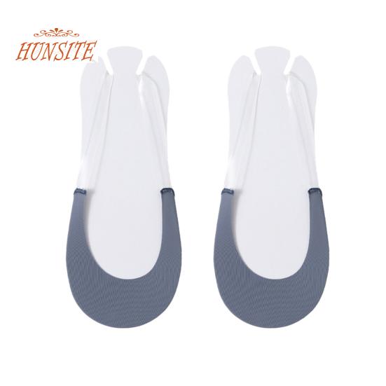 

1 пара дышащих нескользящих носков-лодочек с низким вырезом, тонкие эластичные крутые прозрачные подтяжки, полуневидимые носки, аксессуары для обуви синий