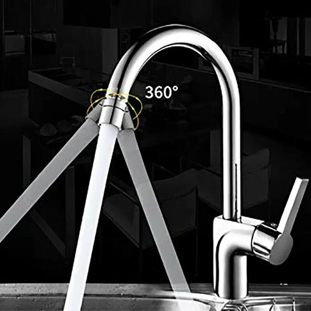 2pcs Degree Swivel Kitchen Tap Aerator 22mm M22 Male Thread Adapter Chrome Splash-proof Water Faucet Accessories Aerator