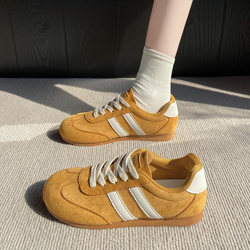 Lightweight Casual Women's Shoes Retro German Training Shoes Flat-soled Forrest Gump Shoes Spring 2025 New Sports Shoes Soft-soled Single Shoes
