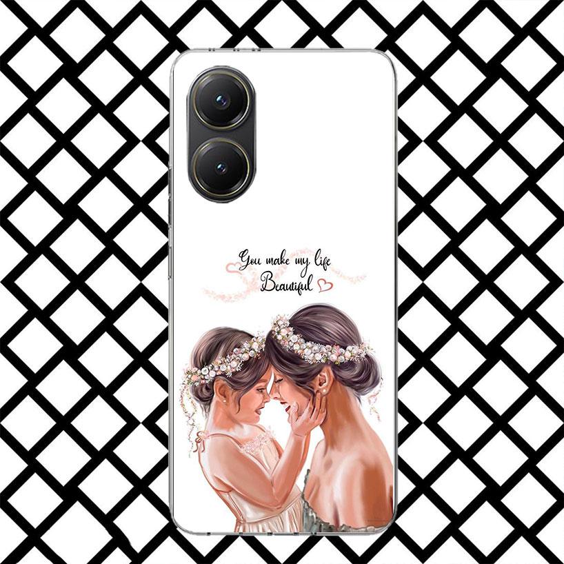 Mom Baby Girls Phone Case for Xiaomi Poco F7 Ultra X7 X6 X5 Pro X4 Gt M8 M7 Redmi 15 15C 13 13C 12 12C Soft Cover Fundas Poco F7