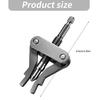 Metal Drill Ready Removal Tool for Damaged Pipe Thread Service, Drill Drive End for Plumbing Repair and Threaded Hole Removal Tasks