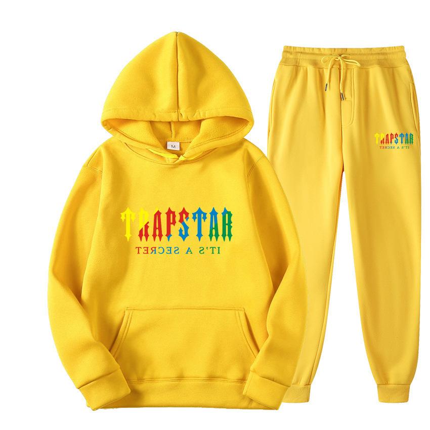 Men's Women's Hoodie Sweatpants 2-piece Sports Set Casual 16 Color Print