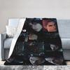 Valko Blanket Comfortable Love And Deepspace  Throw Blanket Winter Adults Home Decor Travel Office Bedspread