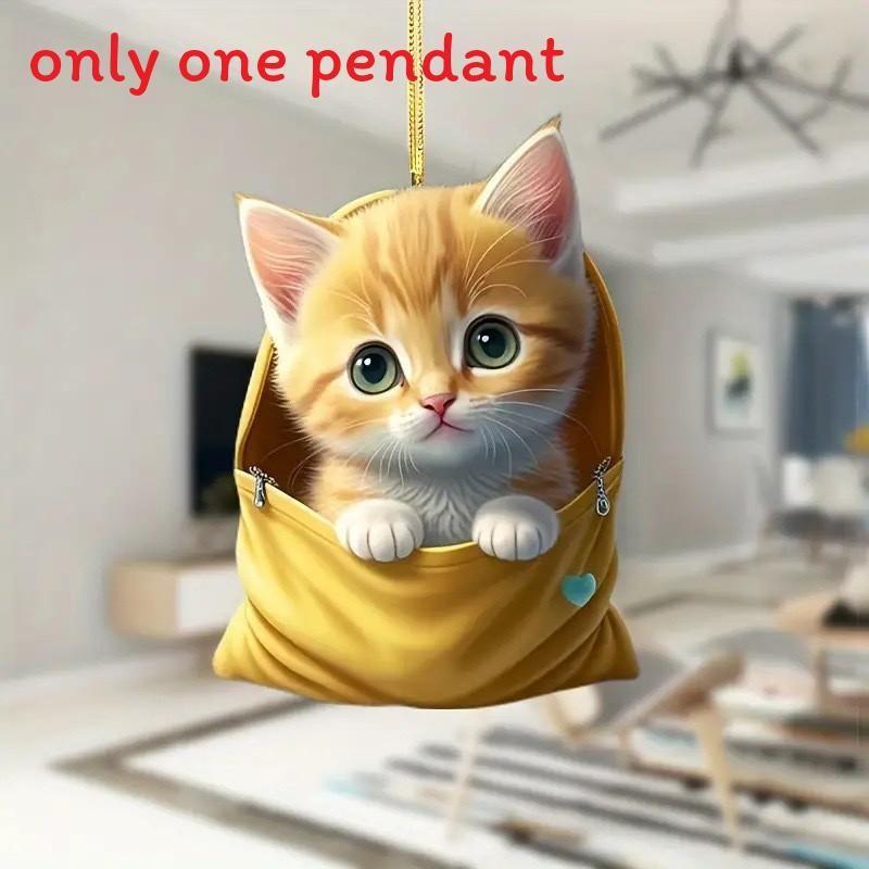 Kungfu Car Acrylic Pendant With Hanging Design For Automotive Interior Decor