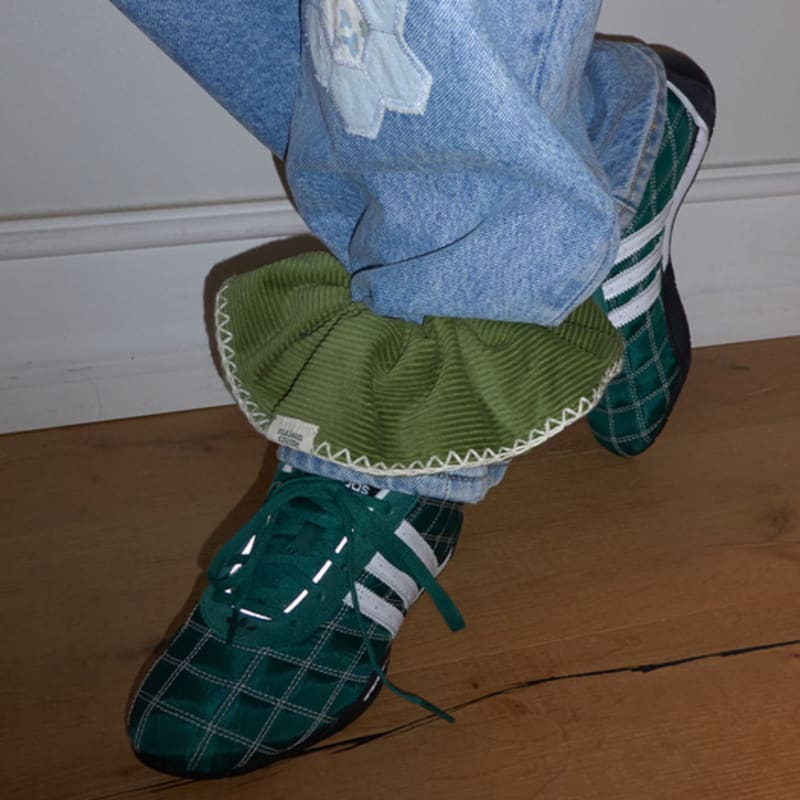 Maison Creme Stitch Scrunch _ Corduroy Matcha