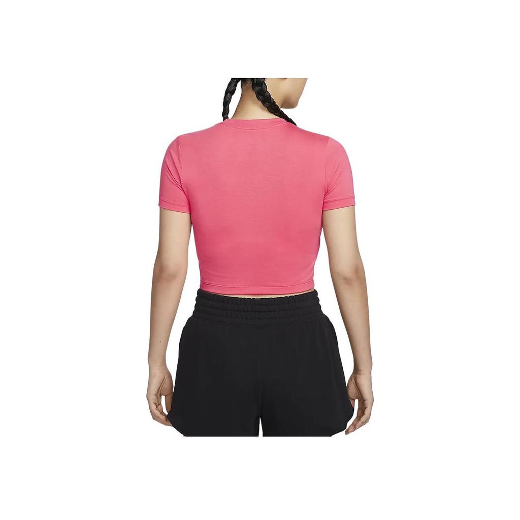 New Nike Sportswear Essentials Series T Shirt Women's Aster Pink FB2874-629