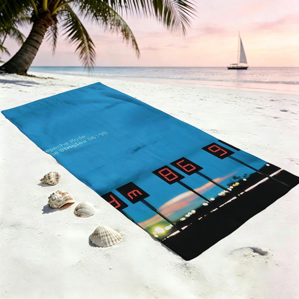 D-depeche singer M-mode Towel Large Quick-Drying Microfiber soft Beach Towel for Travel Fitness Sauna Bathing Camping
