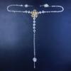 Shiny Body Chain Set – Crystal Party Decoration for Couples, Summer Beach Body Jewelry