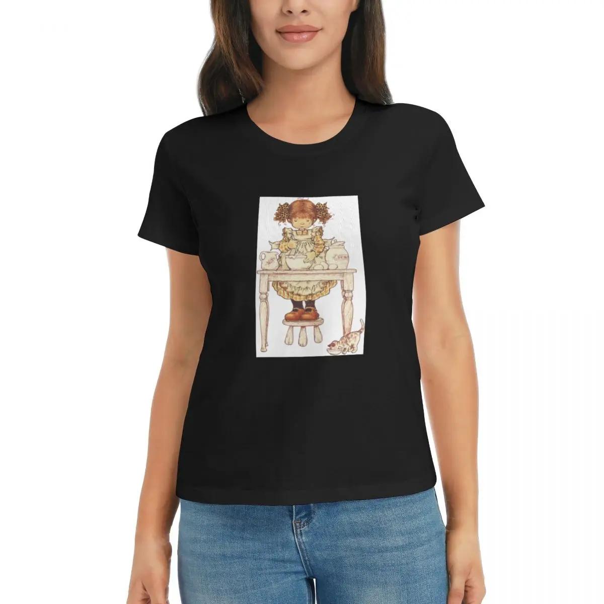 

Women TShirt Sarah Kay Swing Girl Summer Short Sleeve Tees Round Neck Cotton T Shirts Clothes Tops Streetwear 4XL