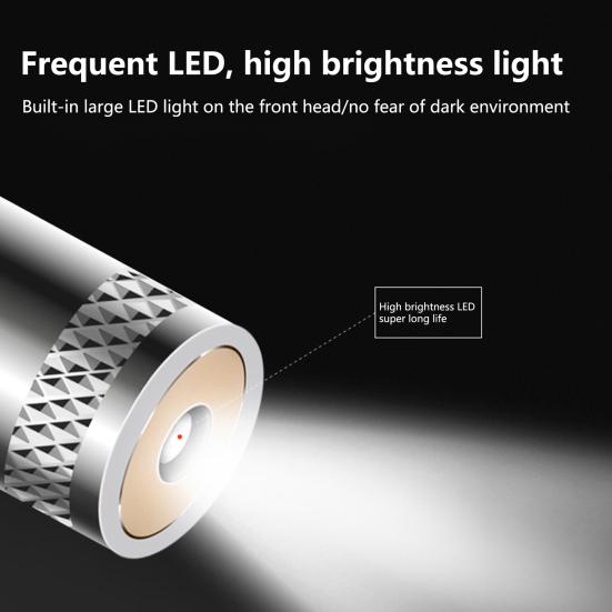 Narzędzie do naprawy samochodów z diodą LED, chowany, mocny przyssawka, wygodny uchwyt w kształcie długopisu, kieszonkowy klips, pasek magnetyczny, naprawa samochodów