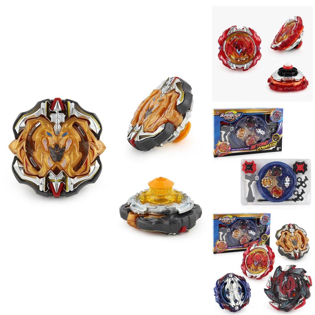 Premium Quality 4 In 1 Metal Beyblade Burst Arena Gyro Fighting Gyroscope Set