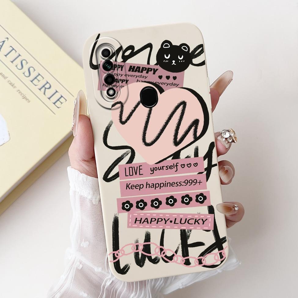 Casing For Oppo A31 2020 CPH2015 Case A8 PDBM00 Cute Cat Fashion Luxury Silicone Shockproof Phone Case For Oppo A8 Back Cover