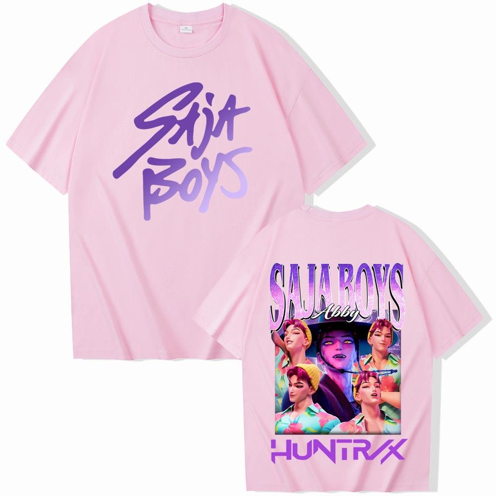 Abby Saja Boys K-pop Demon Hunters Shirt Summer Graphic Shirts Fan Gift