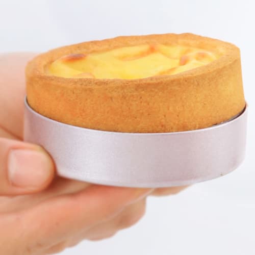 CANDeal Tart Pan, 3-Inch Nonstick Round Quiche Pan with Removable Loose Bottom, Mini Round Tart Pan (Pack of 8)