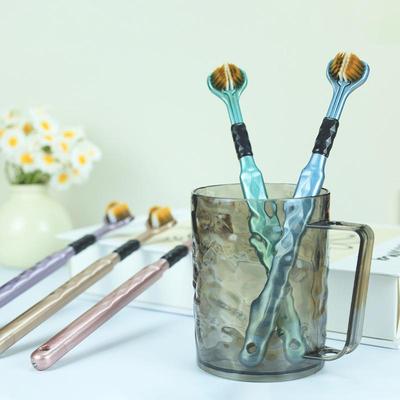 5-Pack 360° Three-Sided Toothbrush: Soft Bristles for Gum Protection & Teeth Gap Cleaning - Ideal for Family Oral Care, Unisex Use