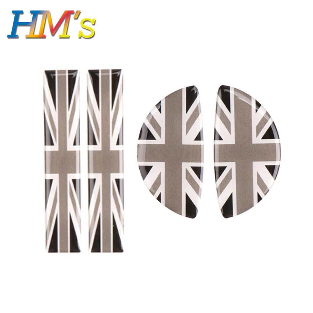 Interior Car Decoration Accessories Front Rear Door Handle Sticker Car Decal Styling Accessories For Mini Cooper F55 F56 F60