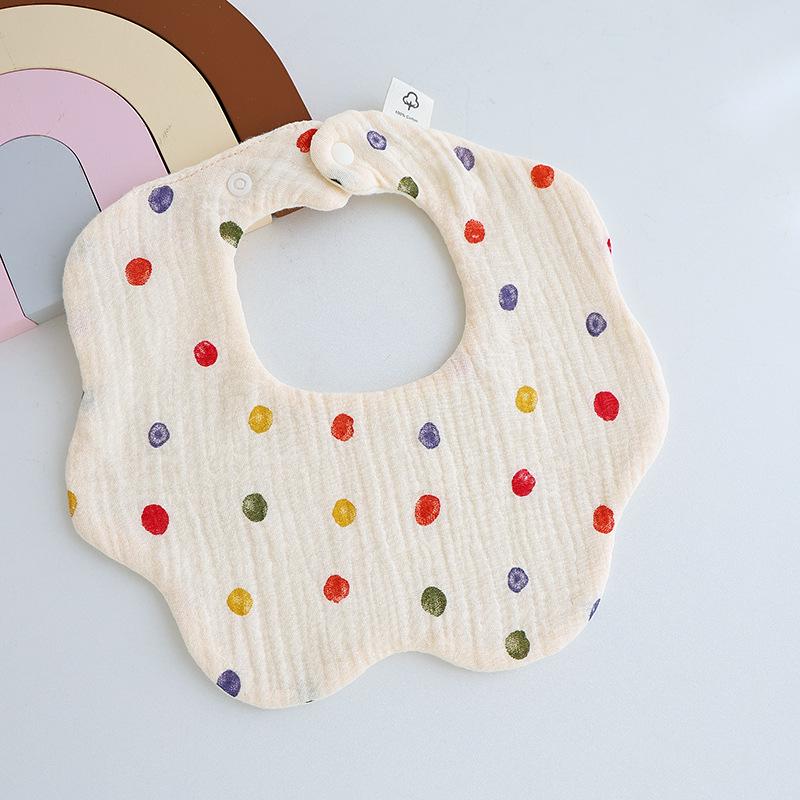 Sześcio-warstwowy bawełniany muślinowy śliniaczek i ochraniacz na brzuszek dla dziecka