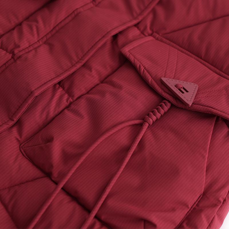 Warme lange Parkas für Frauen Mantel Mode dicke Damen Wintermäntel mit Kapuze
