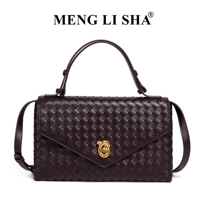 Spring and summer new niche design woven clutch envelope bag commuter fashion shoulder messenger dinner bag