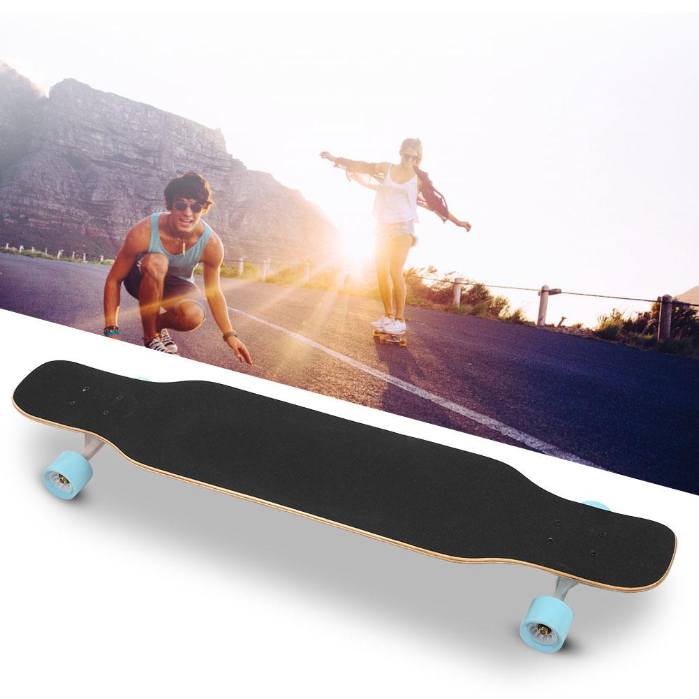 Maple Wooden Professional Longboard Strong Loading Antiskid Deck Four Wheel Sports Skateboard for