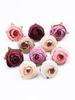 Artificial Flowers for Wedding Silk Roses Tea Bud Festival Wreaths Home Decor Table Diy Scrapbooking Background Wall Fake Plants