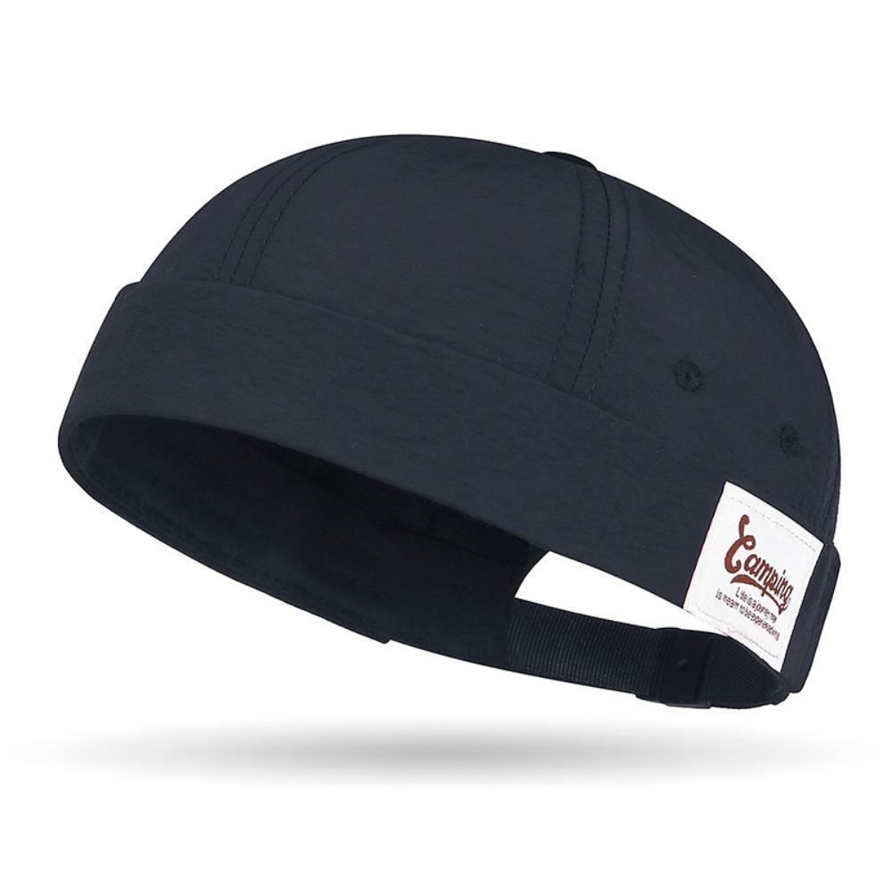 Retro Landlord Hat Quick Drying Skullcap Casual Snapback Hat Unisex