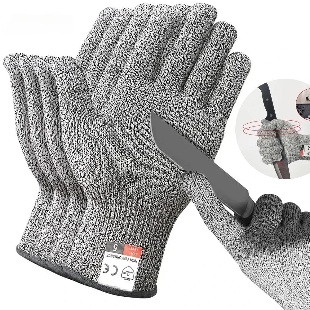 NEUE schnittfeste Handschuhe Level 5 Gartenbau Bauarbeit Küche HPPE Kratzfest/Glasschneiden/Sicherheitsschutz