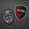 Escape from Tarkov Ultra Fine Weave Mark Velcro game merchandise armband creative Black Fox morale badge Knight badge sticker