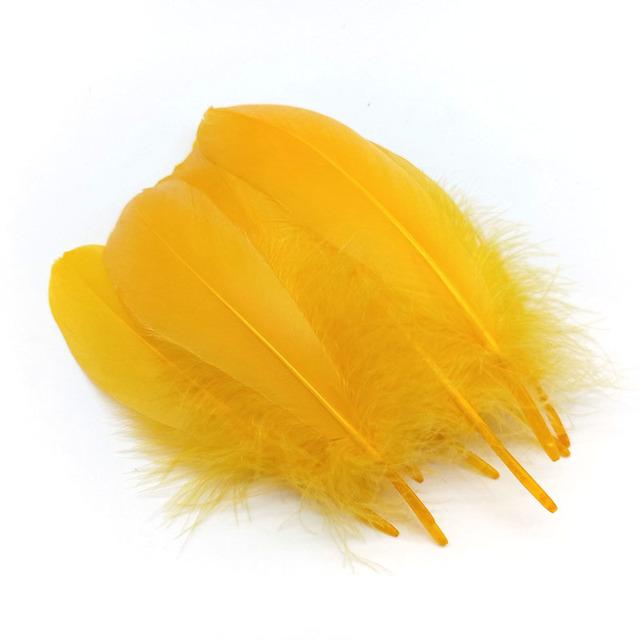 20pcs /Lot Goose Feathers For Crafts Diy Pluams Jewelry Making Wedding Clothing Decoration Accessories Needlework Plumes 15 .20cm