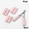 6 Pcs Nail Art Protective Sleeve Dead Skin Scissor Hand Cap Nipper Cover For Nail Cuticle Scissors Manicure Pedicure Tools Kit