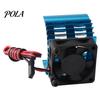 Metal Electric Motor Heat Sink 5V Cooling Fan for RC Parts 1/10 Car 540 550