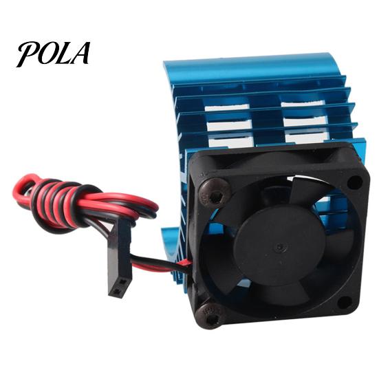 Metal Electric Motor Heat Sink 5V Cooling Fan for RC Parts 1/10 Car 540 550
