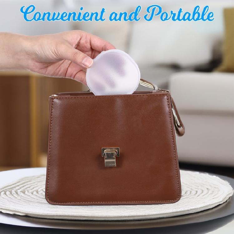 Square Shape Makeup Cotton Dispenser Plastic Storage Box Clear Compact Design Secure Closure For Vanity Countertop Organization