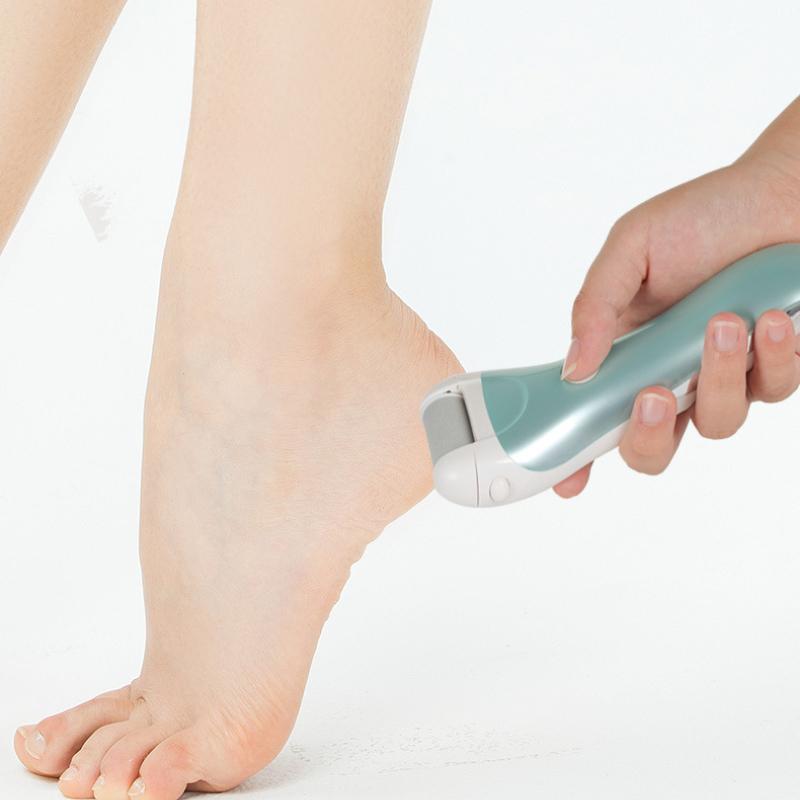 Electric Foot Callus Remover with 2 Grinding Heads for Foot Care, Remove Dead, Cracked Skin