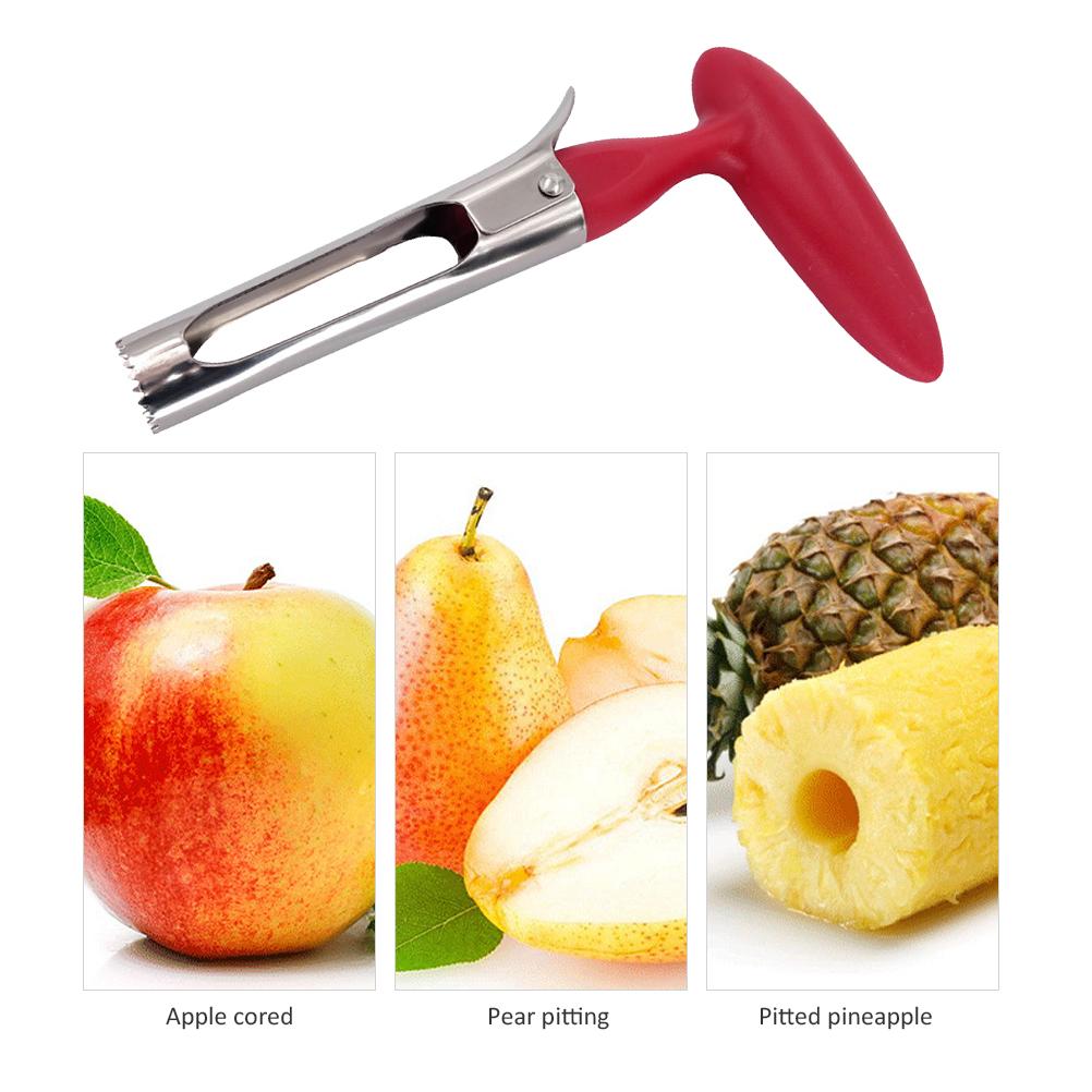 Edelstahl Fruchtentkerner mit rutschfestem Griff Apfelentkernwerkzeug